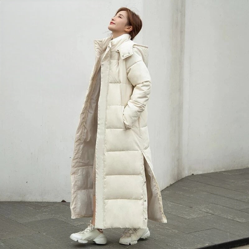 Casaco de inverno elegante e sindulante para mulheres
