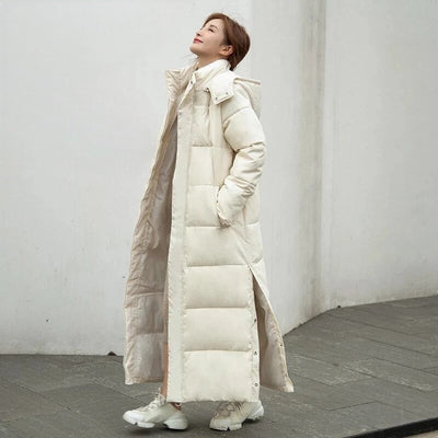Casaco de inverno elegante e sindulante para mulheres