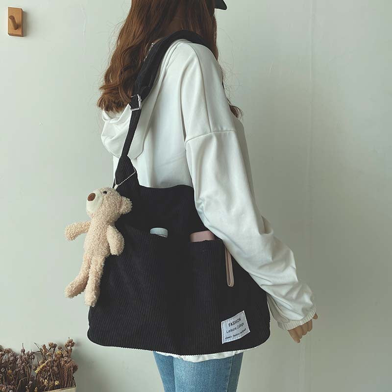 Stephanie - Bolsa de grande capacidade fabricada em couro vegano suave e estruturado