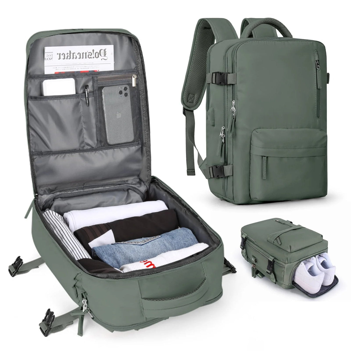 Mochila - Ótima bolsa de viagem à prova d'água para caminhadas e viagens