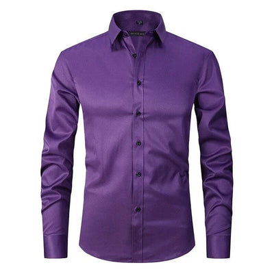 Lucas - camisa elástica resistente a rugas