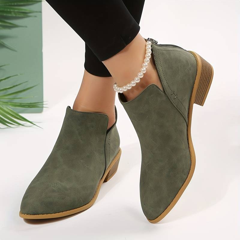 Botas de tornozelo feminino