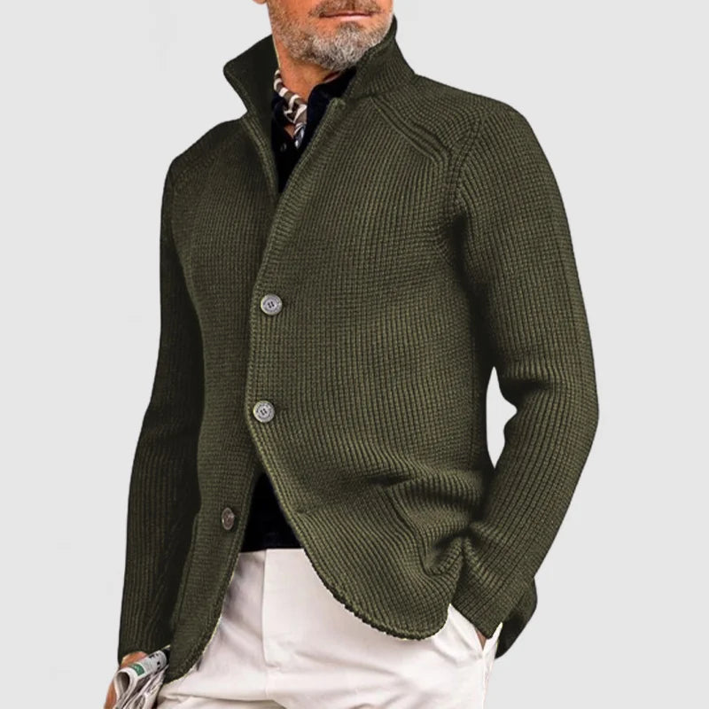 Ramon - jaqueta de tricô elegante com homem para homens