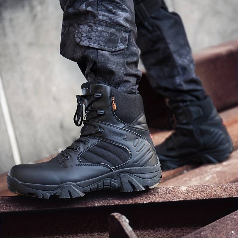 Bottes militaires tactiques pour homme