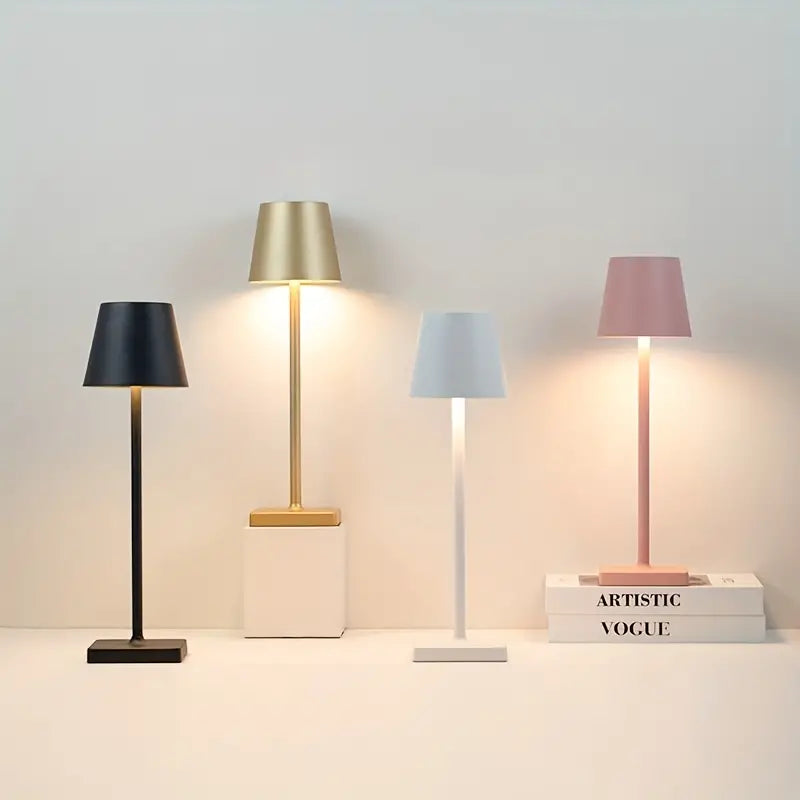 Lâmpada led tátil portátil