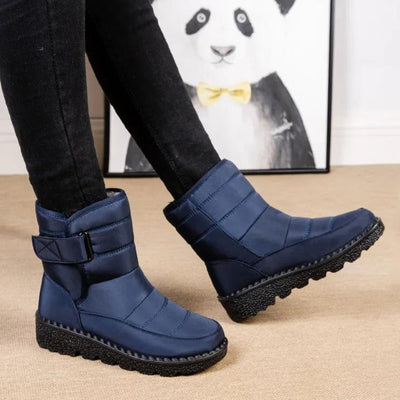 Botas de neve à prova d'água e não deslizantes para mulheres
