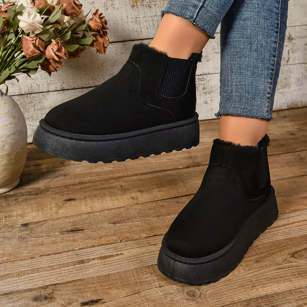 Botas de piel para mujer