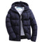 Jaqueta polar com capuz masculino