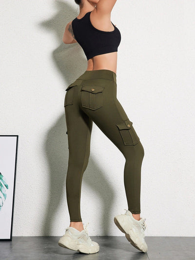 Pantalones de chándal de cintura alta para mujer