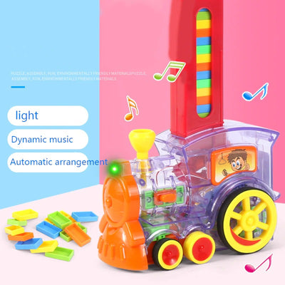 Stack bricks - Domino Montessori train toy