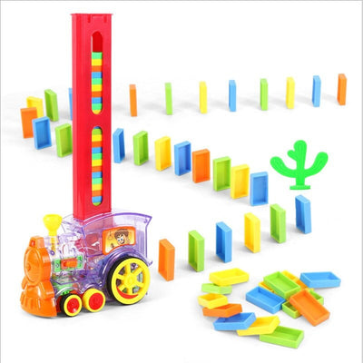 Stack bricks - Domino Montessori train toy