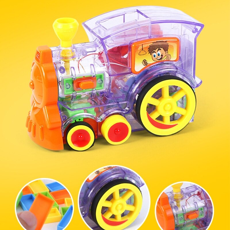 Stack bricks - Domino Montessori train toy