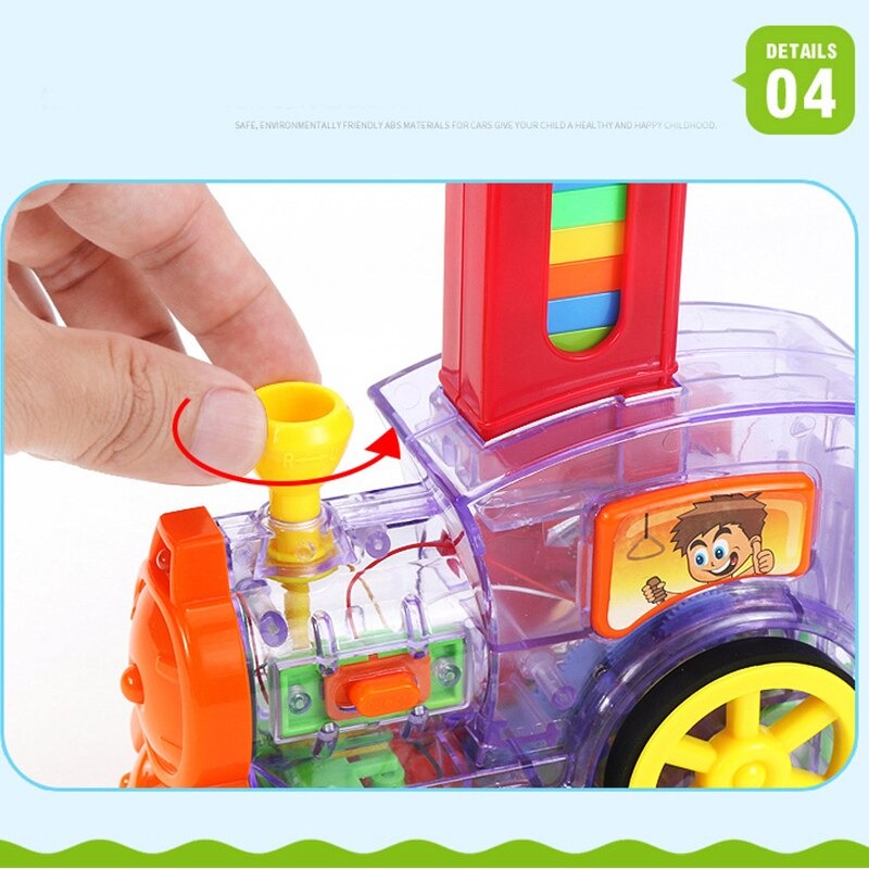 Stack bricks - Domino Montessori train toy