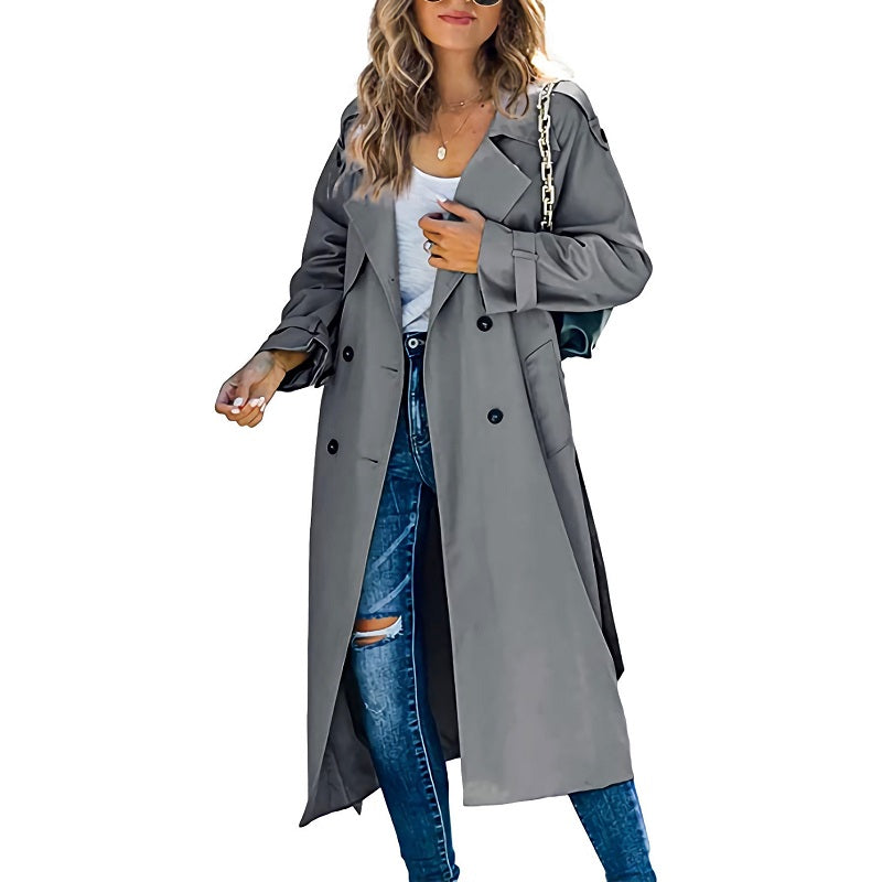 Zara - Long Gabardina para mulheres