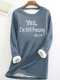 Sweater -Sleeved para mulheres