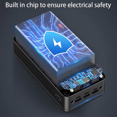 Batterie Externe Ultime 50,000 mAh : rapide et polyvalente