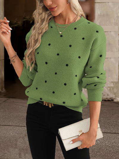 Jersey à pois Zara - Décontracté et élégant pour femme en automne et hiver