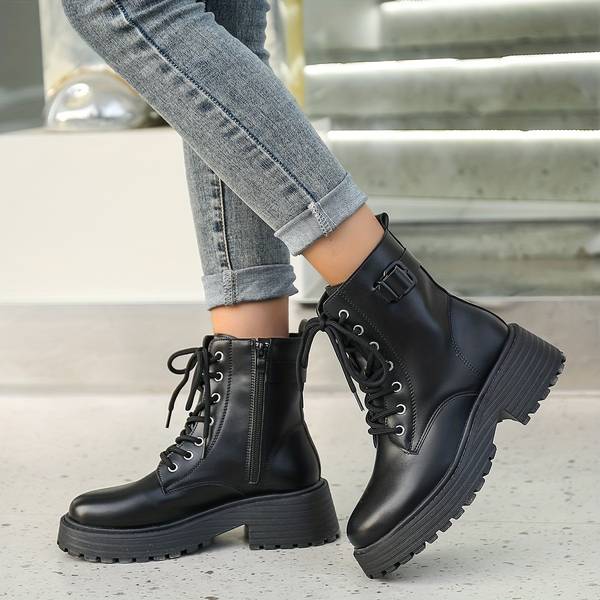 Botas de couro de luxo