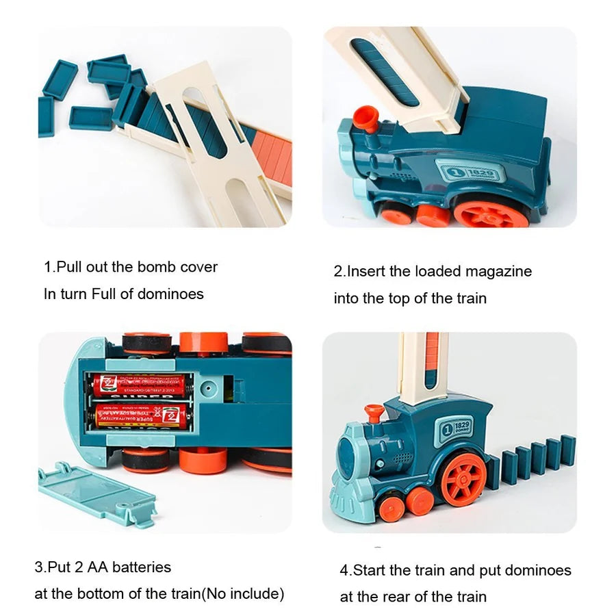 Tren de dominó automático