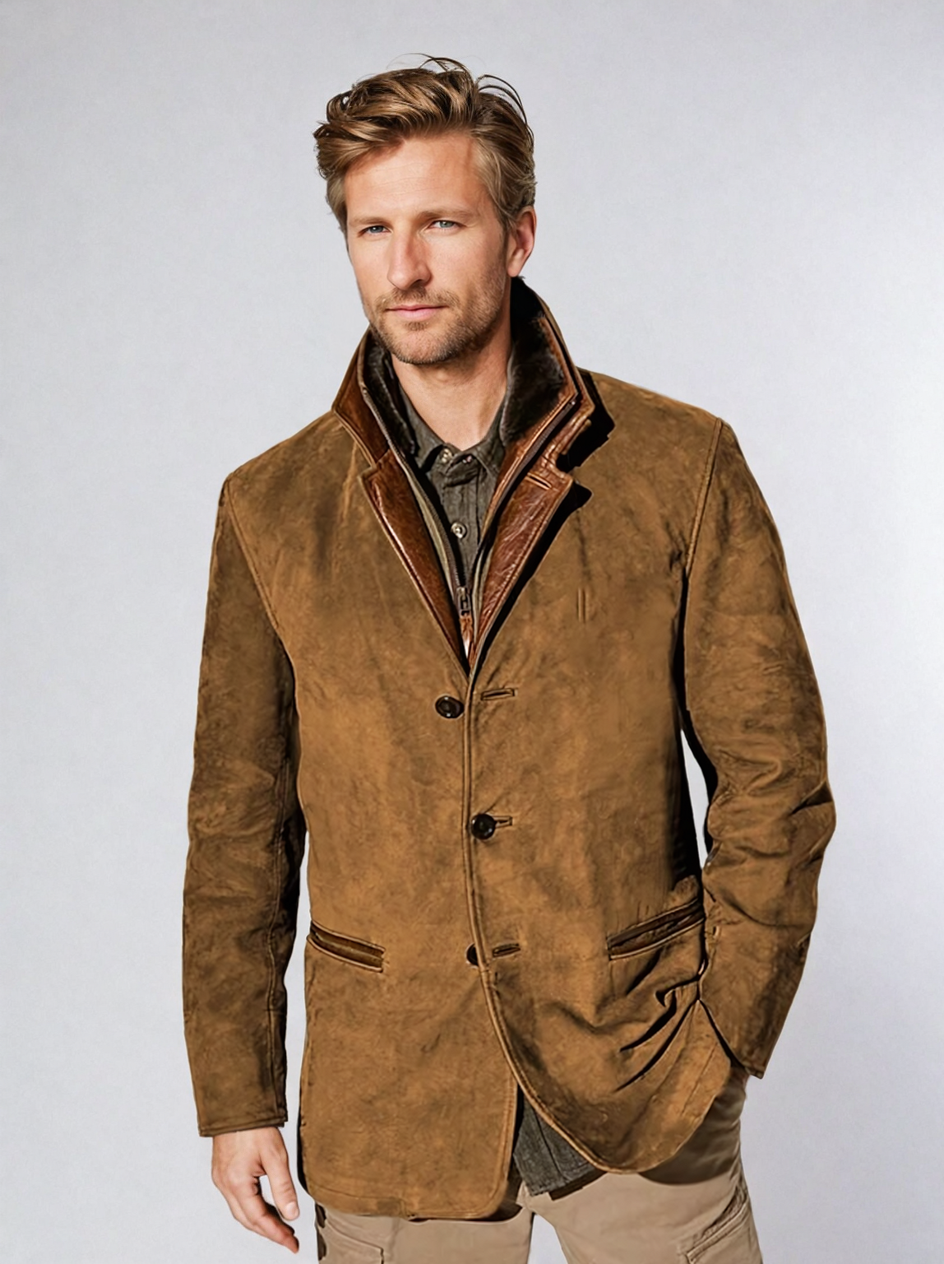 Collin - Elegante chaqueta vintage para hombre