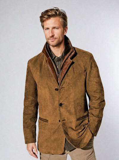 Collin - Elegante chaqueta vintage para hombre