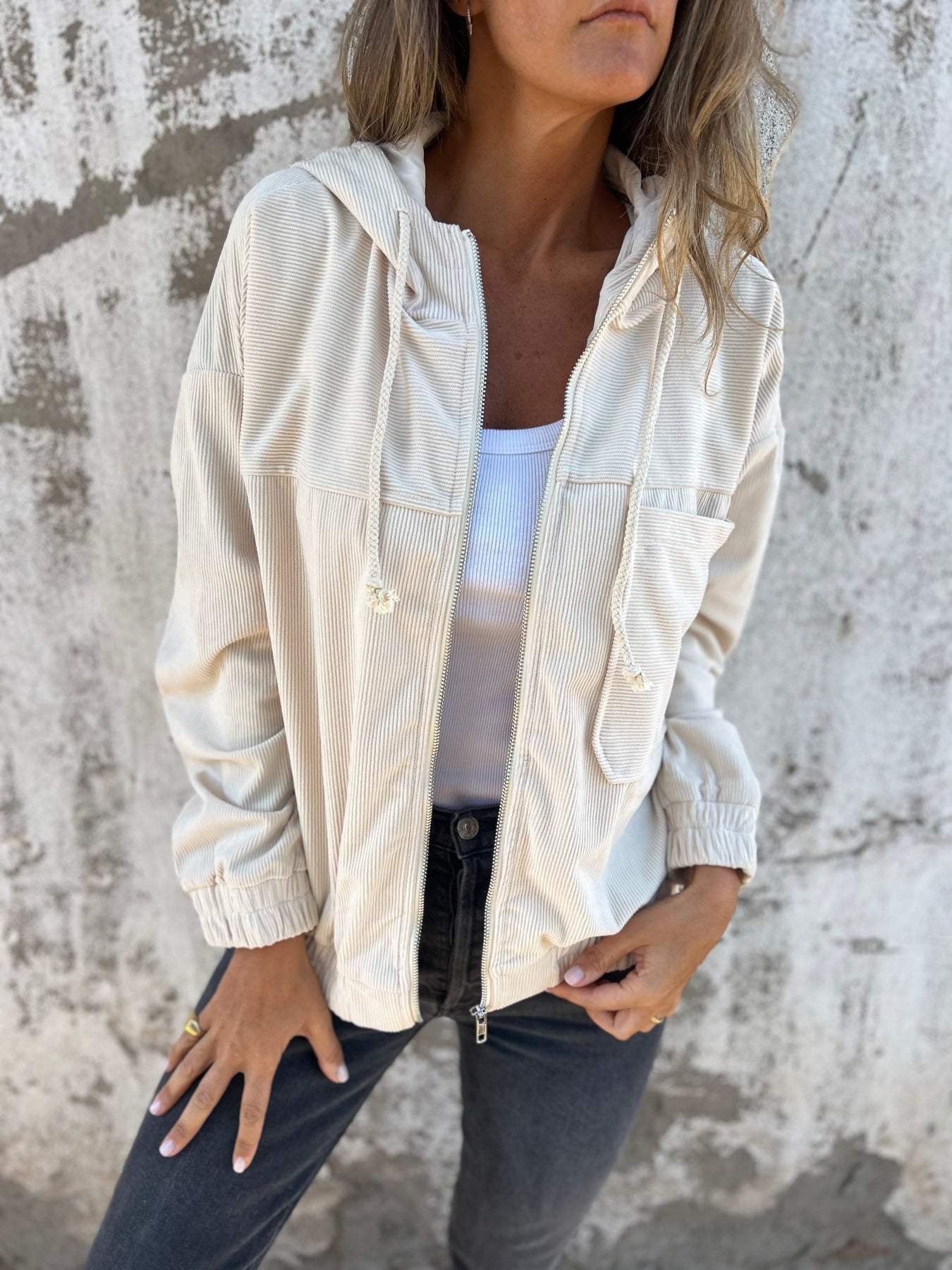 Cordjacke | Leicht und lässig | Ideal für die Übergangszeit