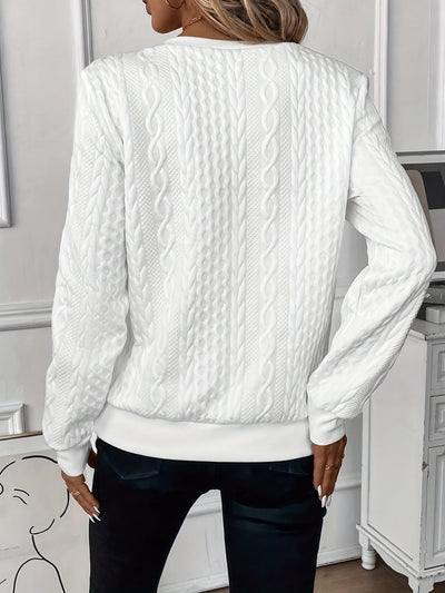 Sweater de malha elegante