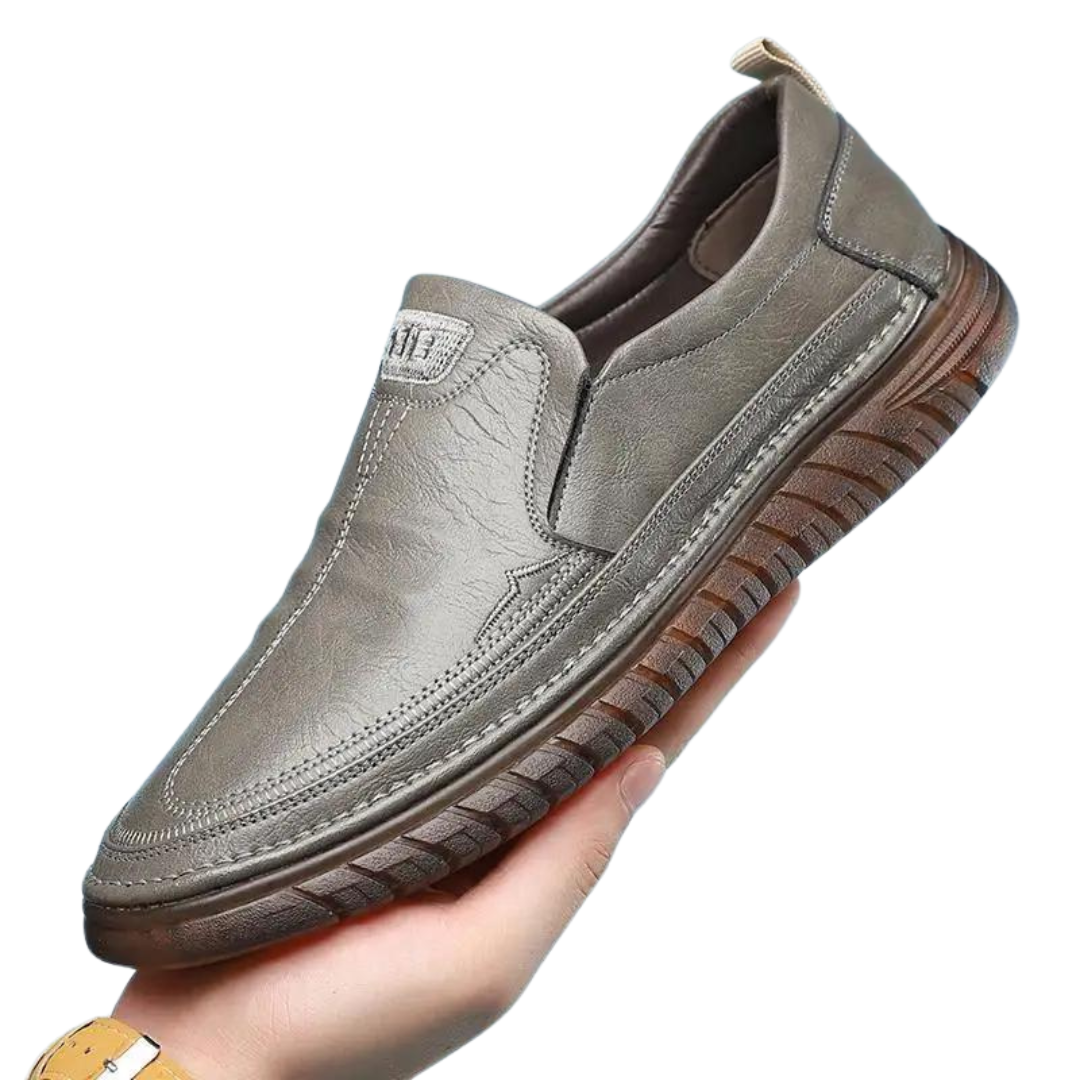 Sapatos de couro feitos à mão homem