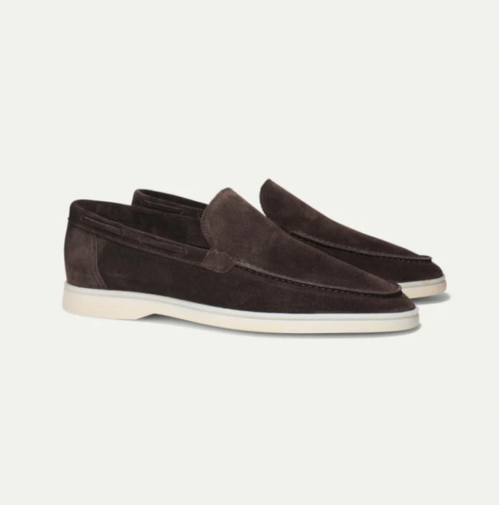 Milão - Mocassins de camurça de luxo para homens