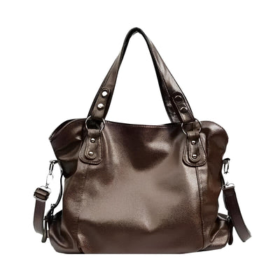 Hera - bolsa de couro macia grande