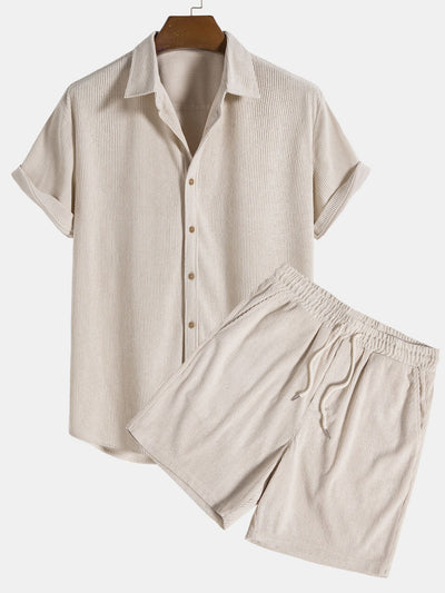 Pantagens curtas e camisa de verão para homens - Fridolin