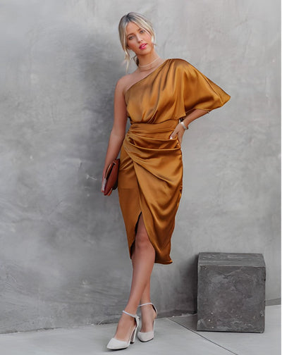 Valentina | Vestido noturno de seda elegante