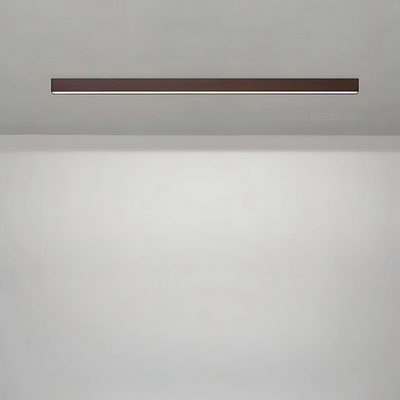 Lámparas de techo Lámpara de barra lineal de madera moderna