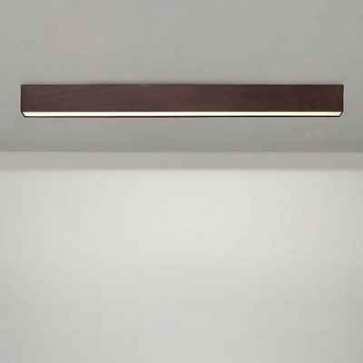 Lámparas de techo Lámpara de barra lineal de madera moderna