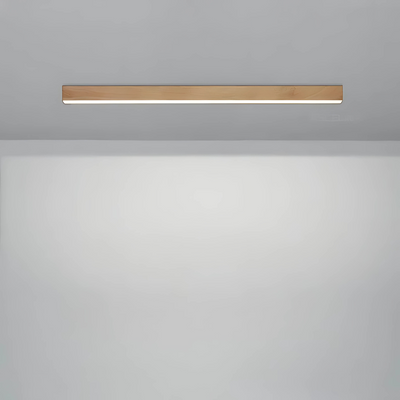 Lámparas de techo Lámpara de barra lineal de madera moderna