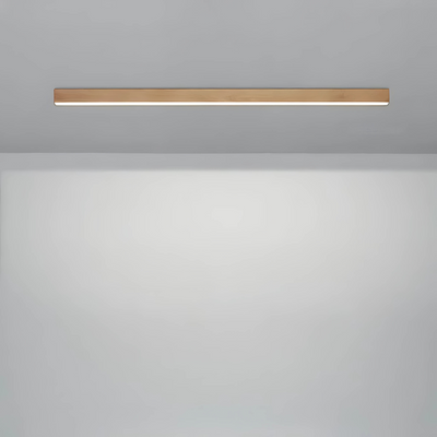 Lámparas de techo Lámpara de barra lineal de madera moderna