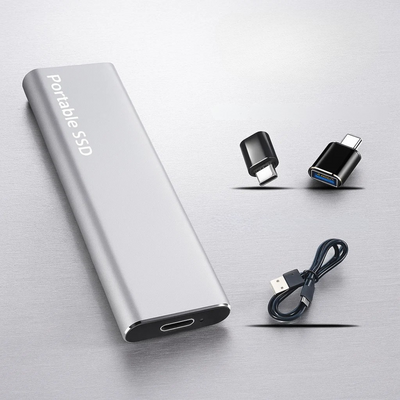 SSD portátil com transferência rápida de dados USB-C