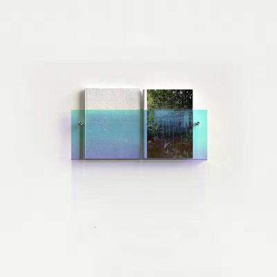 Estantería de pared Revistero acrílico transparente