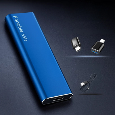 SSD portátil com transferência rápida de dados USB-C