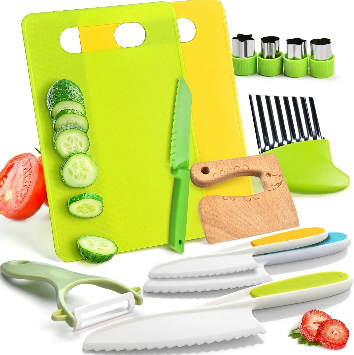 Juego de utensilios de cocina Montessori de 13 piezas