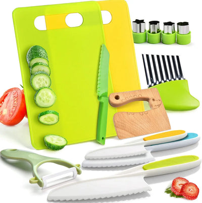 Juego de utensilios de cocina Montessori de 13 piezas