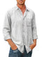 Camisa de cowboy longa -suspensa para homens | Ideal para o verão