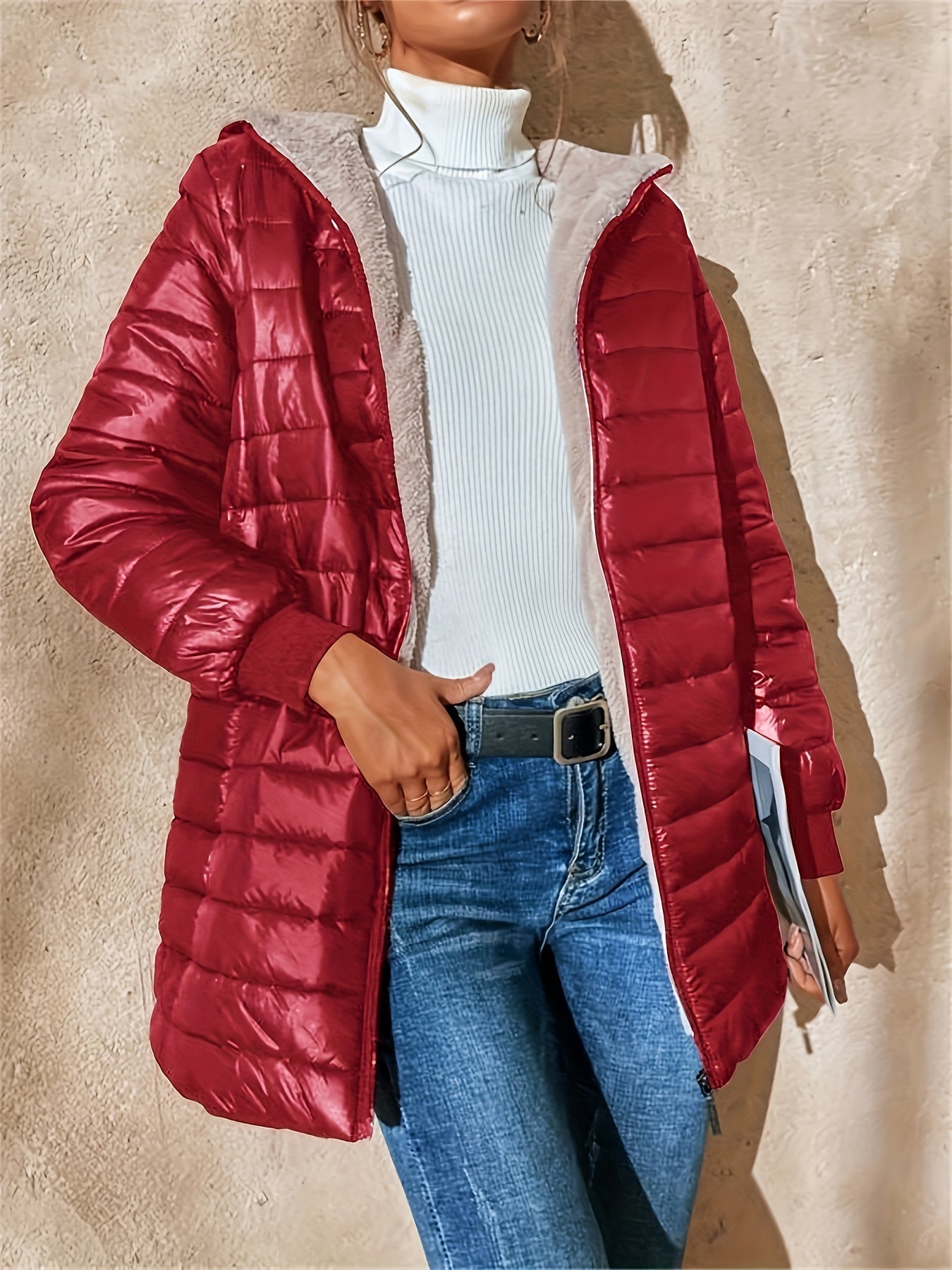 Sophie acolchoada - confortável e elegante para dias frios