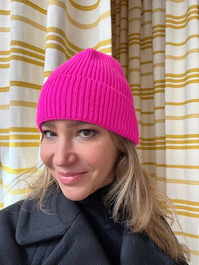 GORRO DE CACHEMIRA "LILLE" POPPY