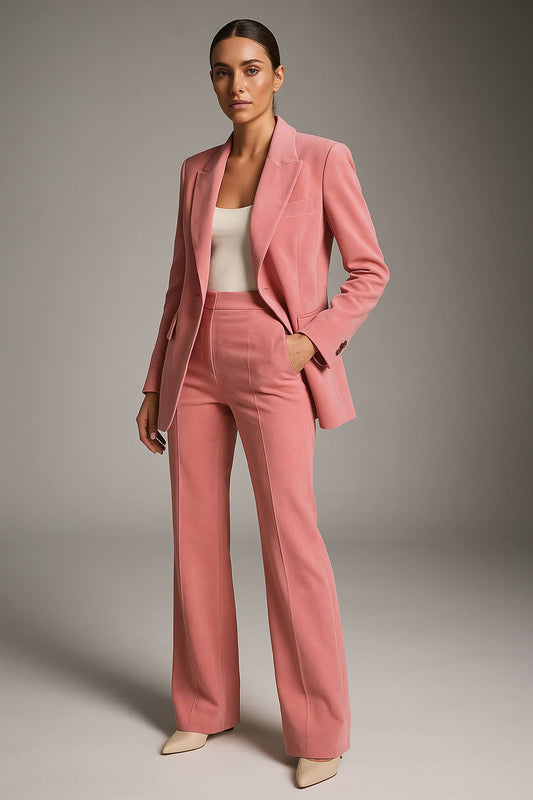 Zweiteiliges Damen Anzugset – Blazer & Hose im Business-Look
