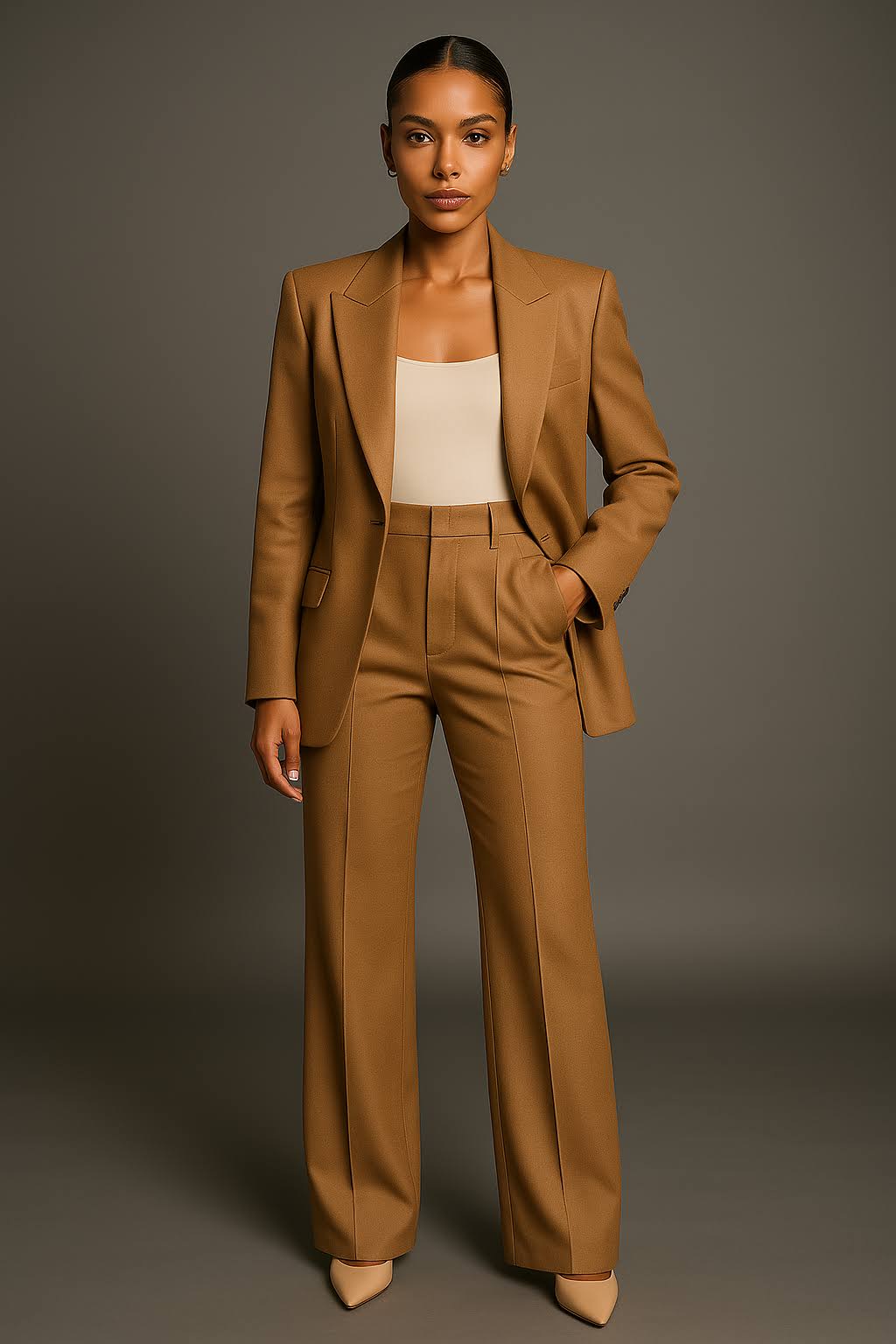 Zweiteiliges Damen Anzugset – Blazer & Hose im Business-Look