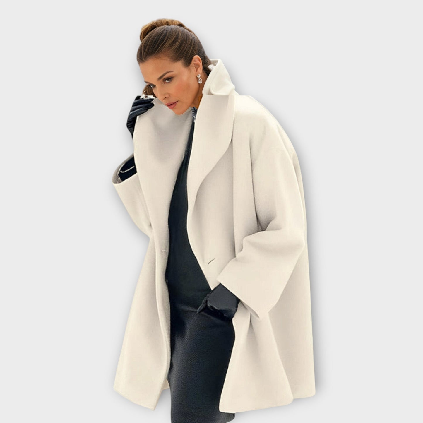 Damen Oversized Wintermantel im modernen Stil