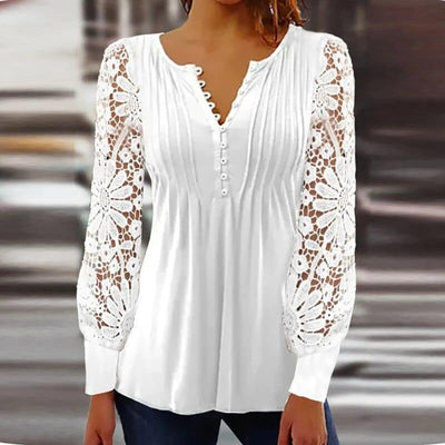 Jeanne - elegante blusa de mangá longa