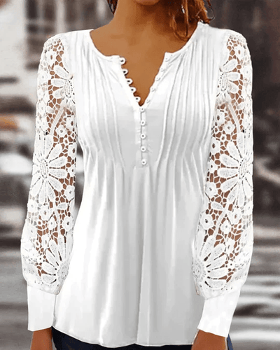 Jeanne - elegante blusa de mangá longa