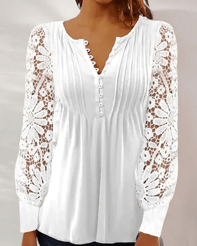 Jeanne - elegante blusa de mangá longa